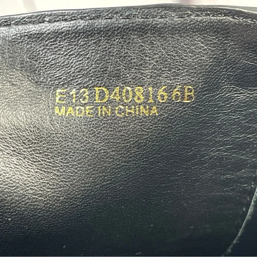 COLE HAAN Adler black leather & suede tall pull on riding boots, size 6 - Picture 4 of 13